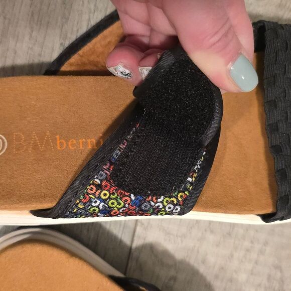Bernie Mev Apollo Slide Sandals Black Multicolor Size US 9 - Picture 5 of 8